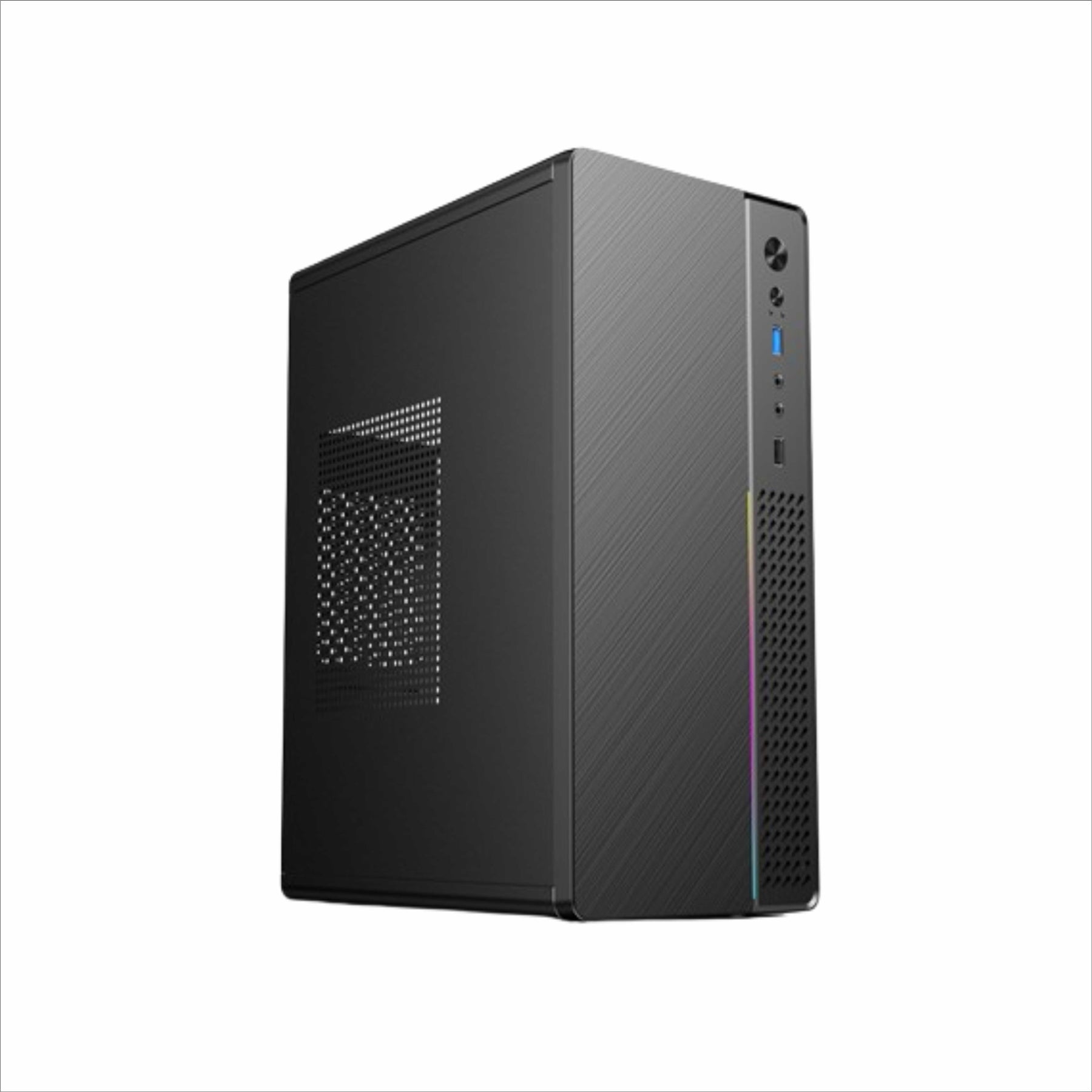 Consistent PC Case/SMPS (CIE107) Computer Case 4 Full Slots VGA Max 250mm Bold Design for Bold Performance