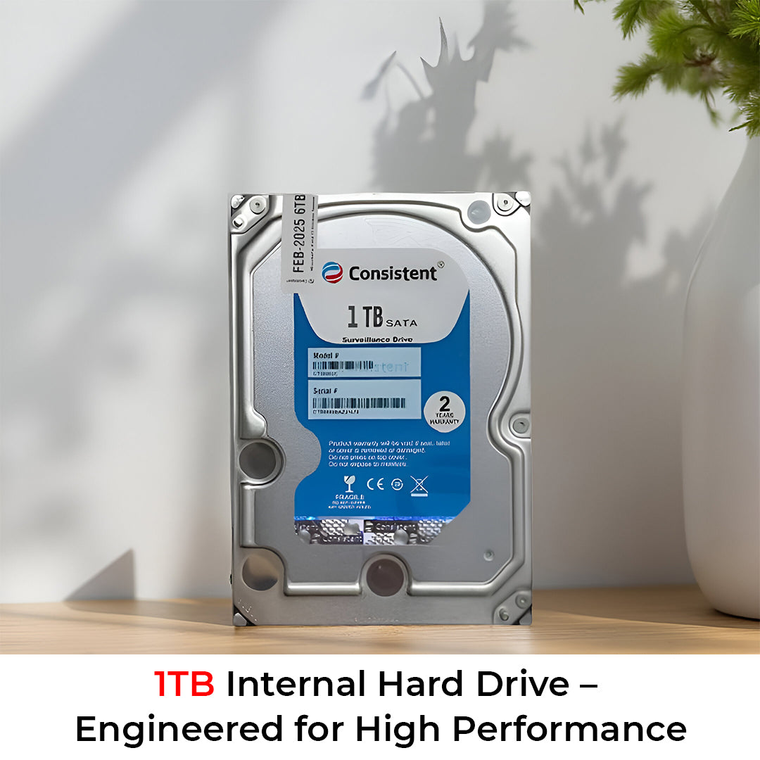 Consistent 1 TB SATA Internal Hard Drive, 3.5 Inch, High Performance Desktop HDD with 2 Years Warranty.