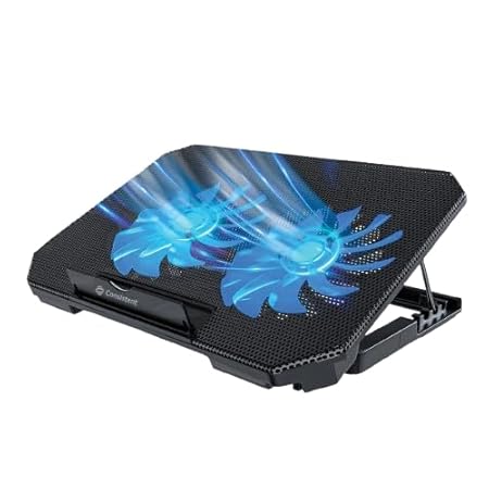 Consistent Laptop Cooling Pad Chilltech with 2 RGB Fan Silent Cooling Fan