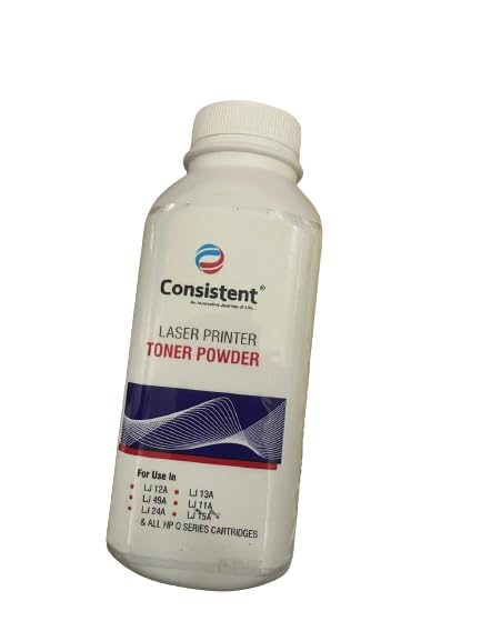 Consistent Laser Toner Powder 100g Compatitable in HPJetPrinter AX/1010/1100/1200/4000/5000/8150/CANONLBP1210/3900