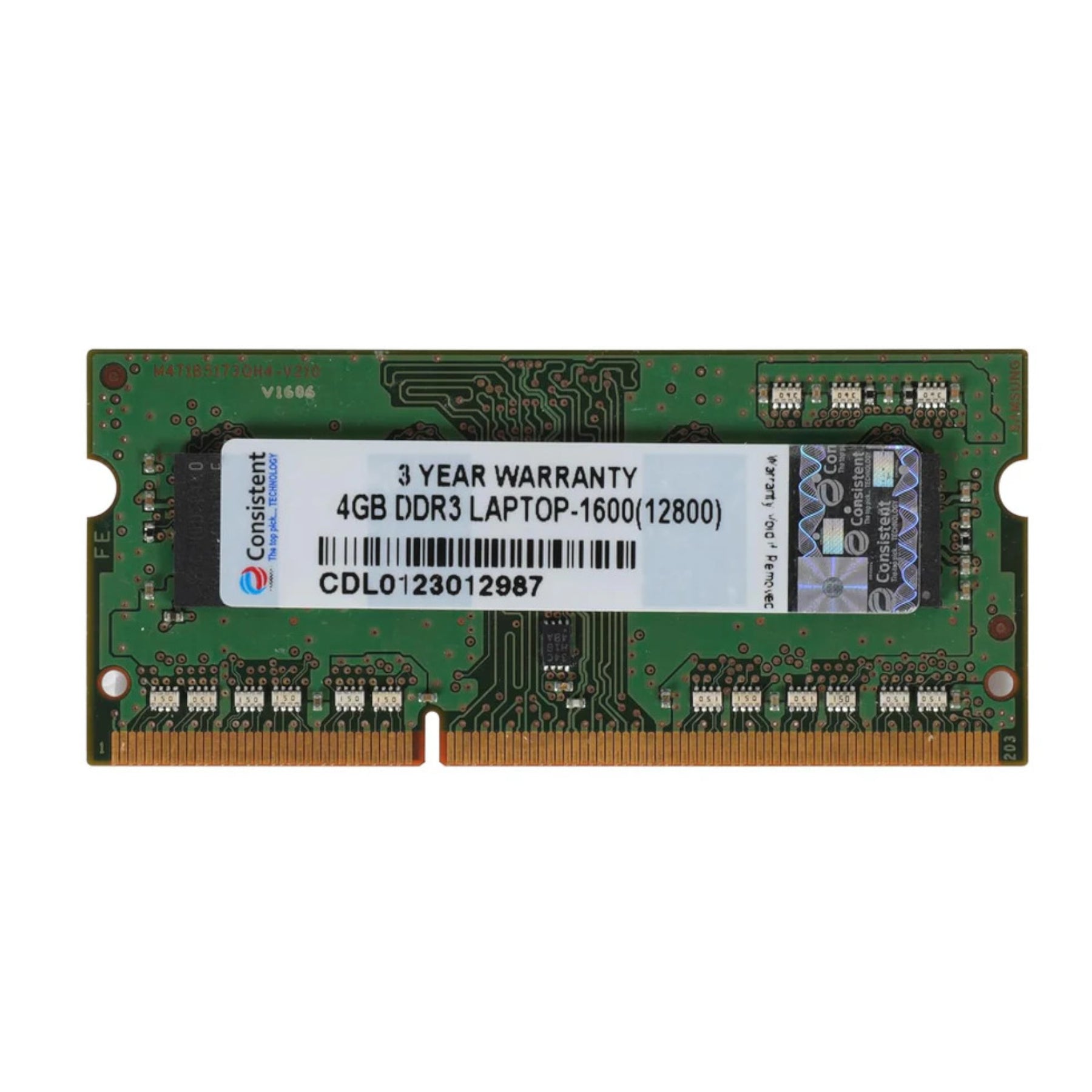 Consistent 4GB DDR3 Laptop RAM,1600MHz reduce power consumption by up to 40% and extend battery life 3 Years Warranty