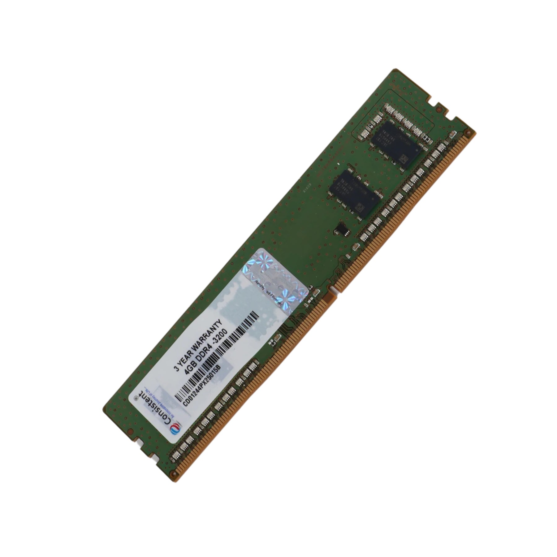 Consistent 4GB DDR4 Desktop RAM,3200MHz 'Reduce power consumption by up to 40% and extend battery life 3 Years Replacement Warranty