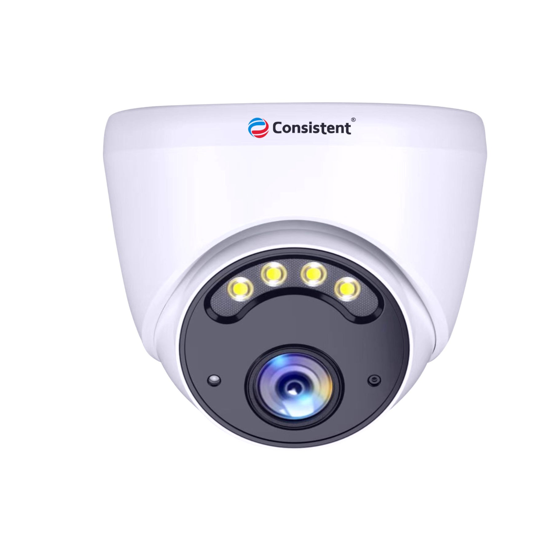 Consistent 4MP Colored CCTV CAMERA 4MP DOME-WARM (CTCMIDW4MP), Home Security Colored Weather Proof | Full HD 1080Px with Night Vision, 3 Axis Levels