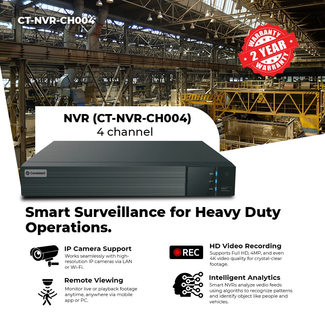 Consistent NVR 4 Channel