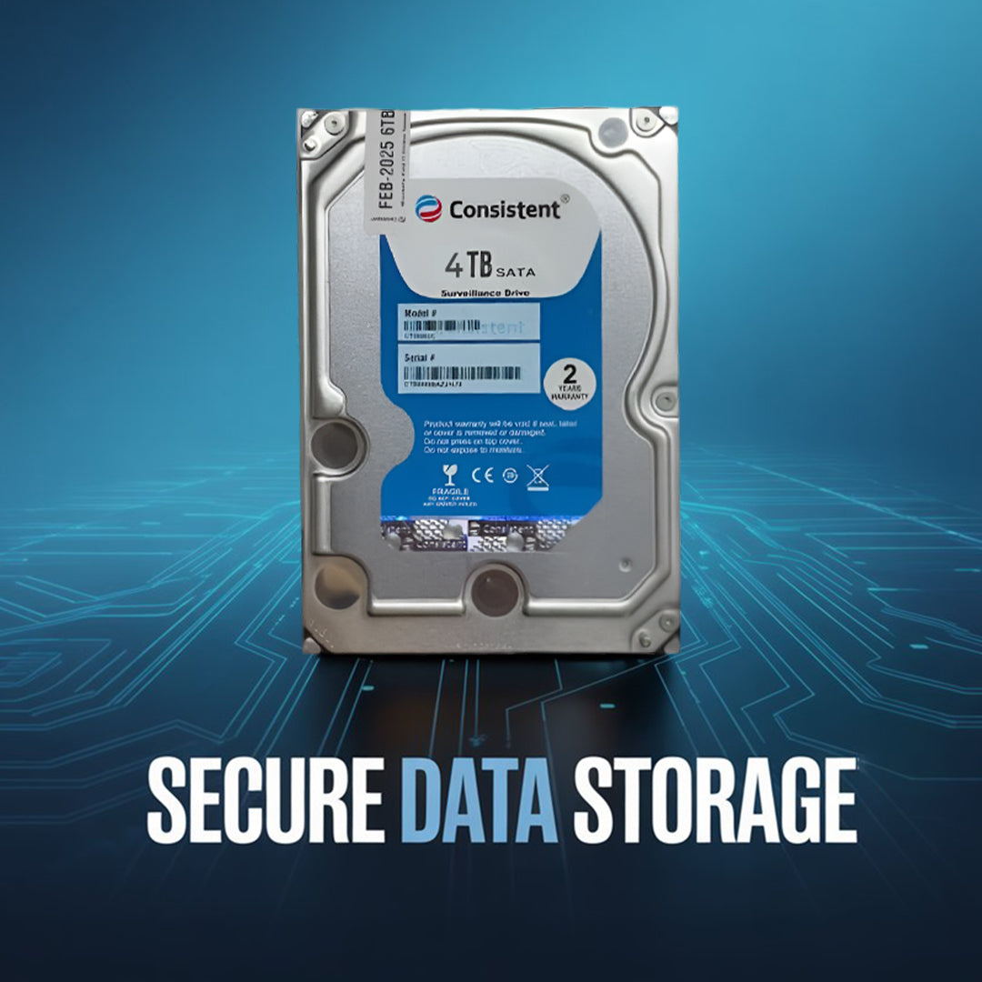 Consistent 4TB SATA Internal Hard Drive, 3.5 Inch, High Performance Desktop HDD with 2 Years Warranty.