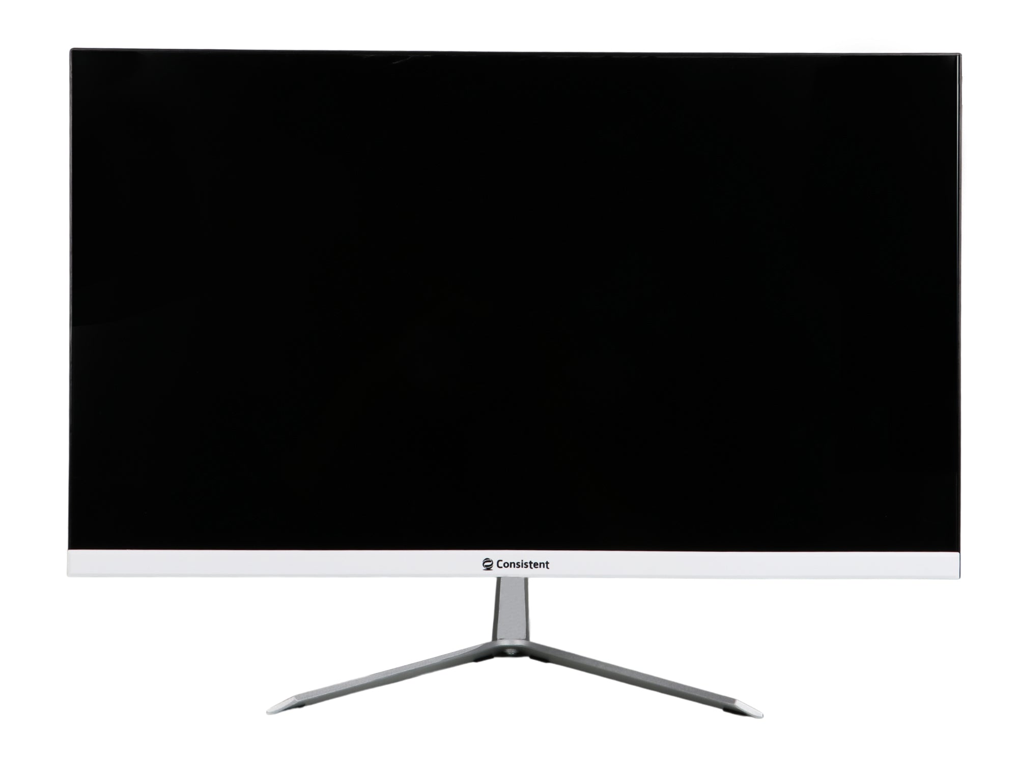 Consistent 2400 23.8" inch (60.5 cm) Wide Display 1920 x 1080 Pixels Full HD Ultra-Slim Frameless Monitor- HDMI, Inbuilt Speakers (White) 3 Years Warranty.