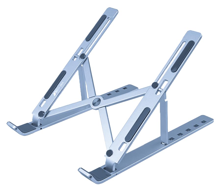 Consistent Laptop Aluminium Stand, Adjustable Portable Computer Riser