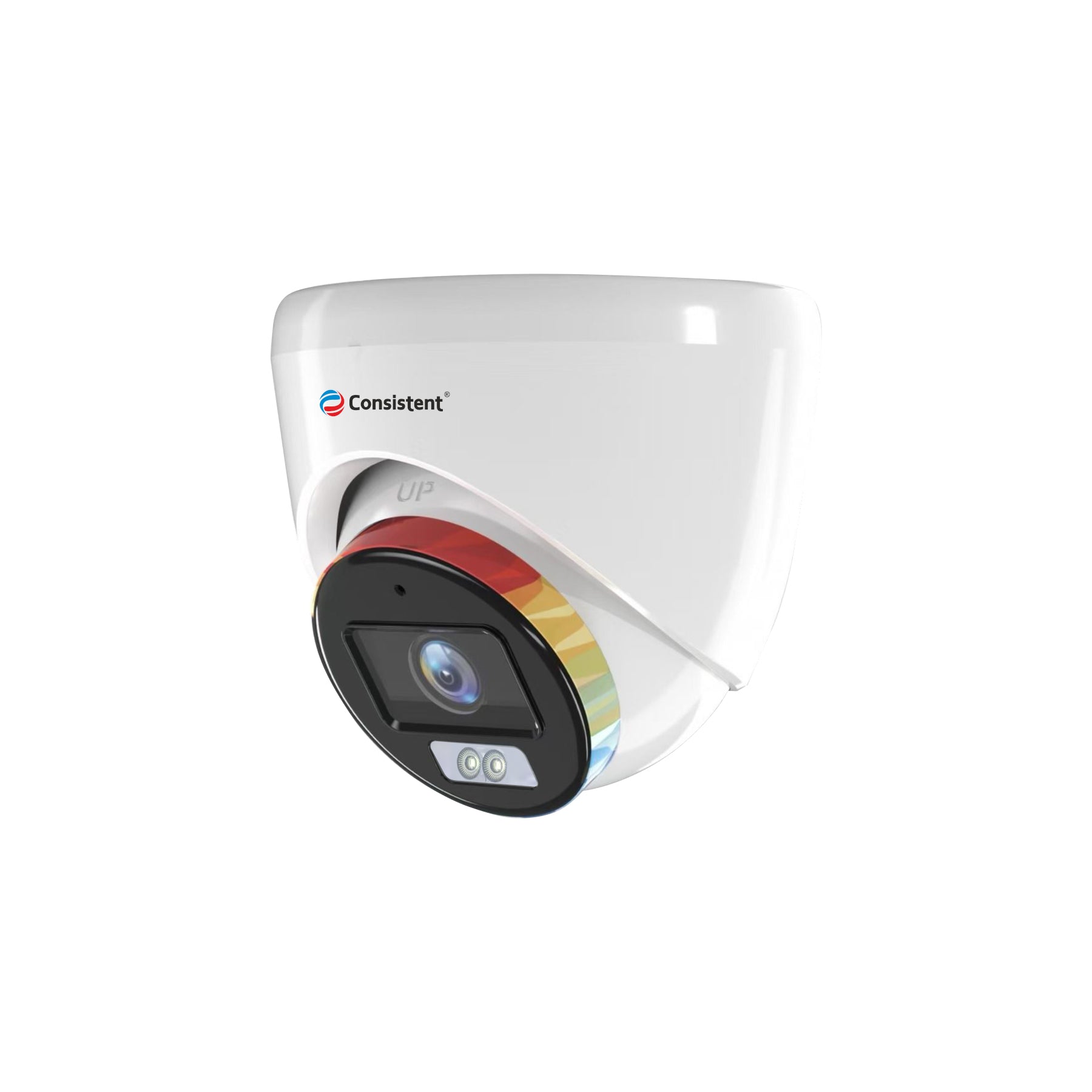 Consistent 5MP CCTV AHD DOME CAMERA(CTCMHDW5MPA), |Support: Audio (TVI , CVI)  | Multiple Angle Adjustment | 3D Noise Reduction | Lens 3.6 mm Fixed lens.