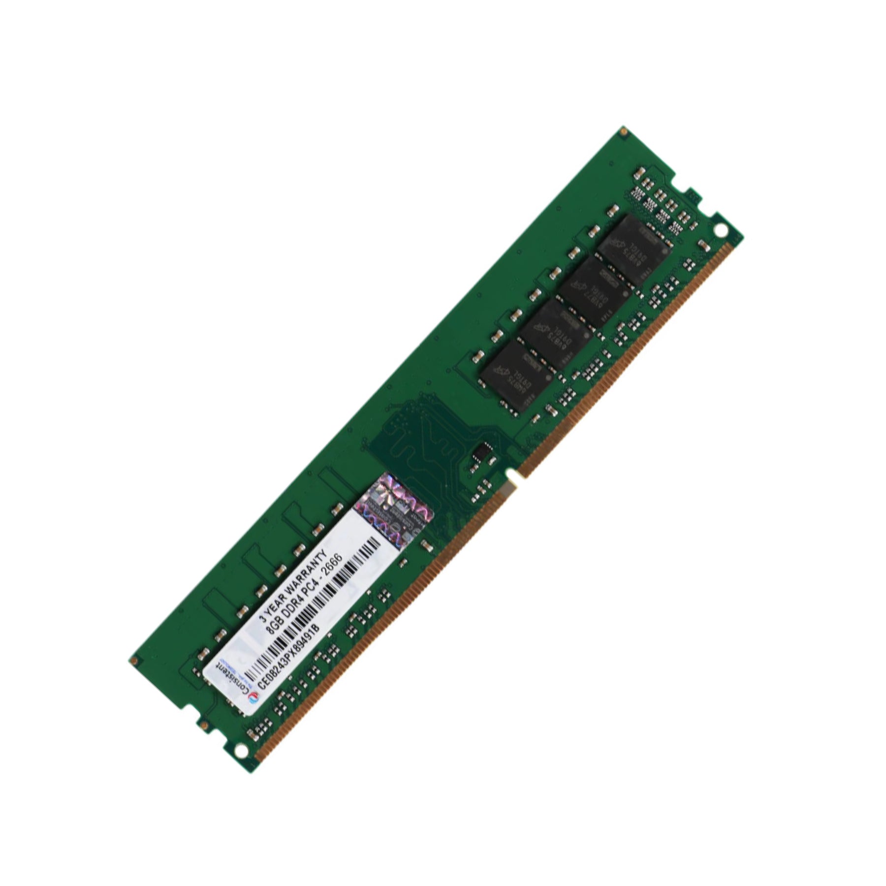 Consistent 8GB DDR4 Desktop RAM,2666MHz 'Reduce power consumption by up to 40% and extend battery life 3 Years Replacement Warranty