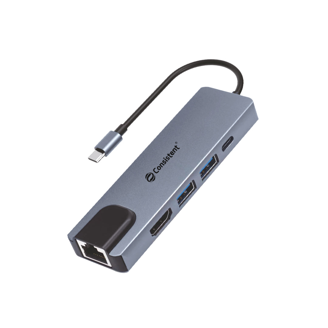 Consistent 5-in-1 TYPE-C Docks HUBLIX (CTUD1051C)