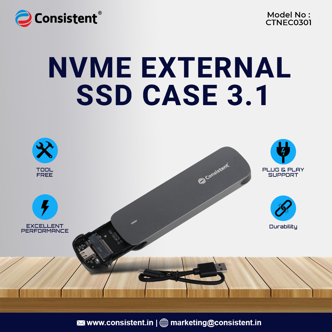 Consistent Nvme SSD Enclosure 3.1