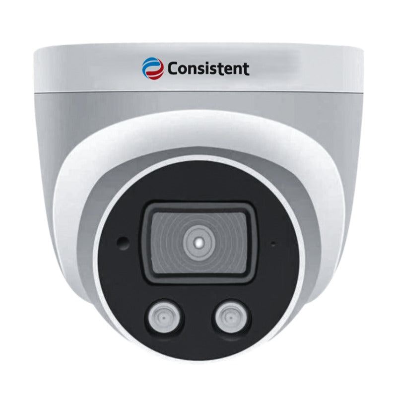 Consistent Eagle Series 4MP IP Indoor & Outdoor Dome Camera, | Multiple Angle Adjustment | 3D Noise Reduction | Inbuilt MIC | Support ONVIF
