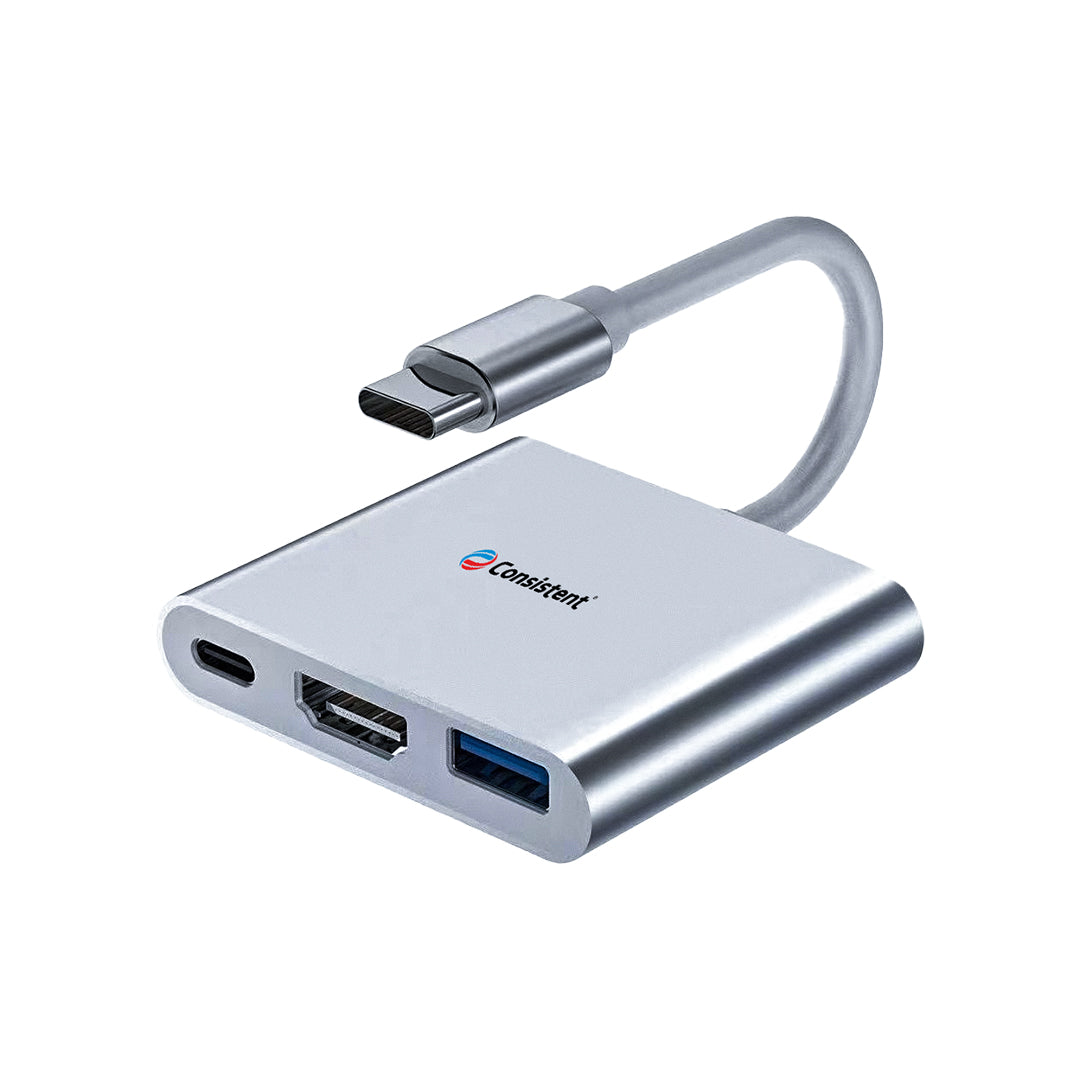 Consistent 3-in-1 TYPE-C DOCKS CONNECTO (CTUD1031C)