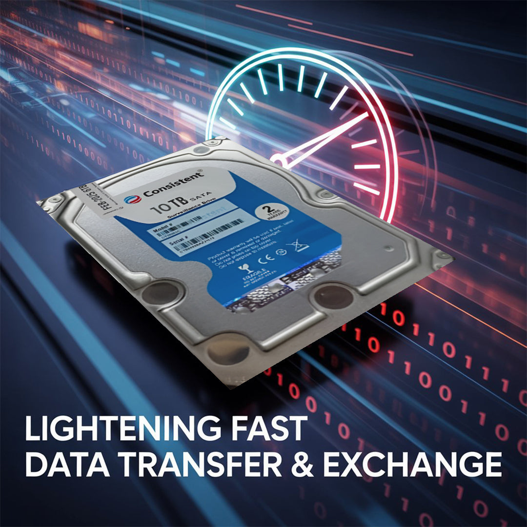 Consistent 10TB SATA Internal Hard Drive, 3.5 Inch, High Performance Desktop HDD with 2 Years Warranty
