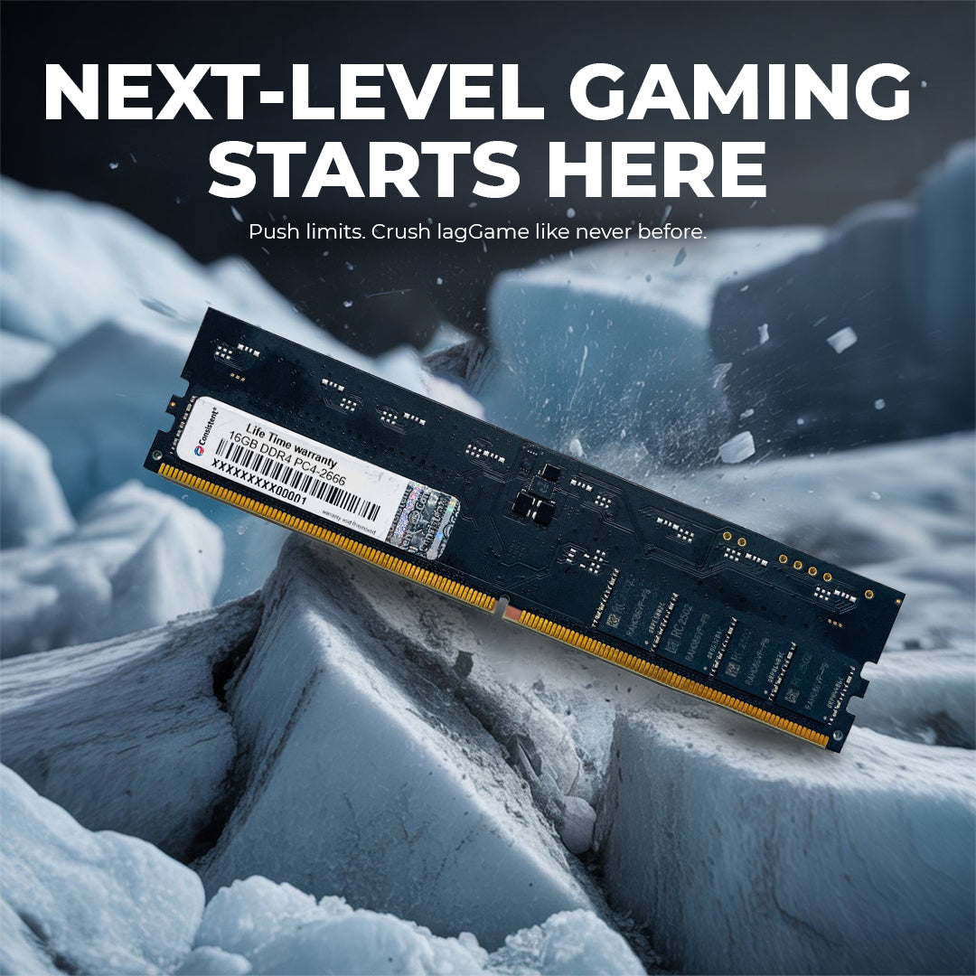 Consistent Yeti 16GB DDR4 Desktop RAM 2666 MHz 'Reduce power consumption by up to 40% and extend battery life 3 Years Replacement Warranty.