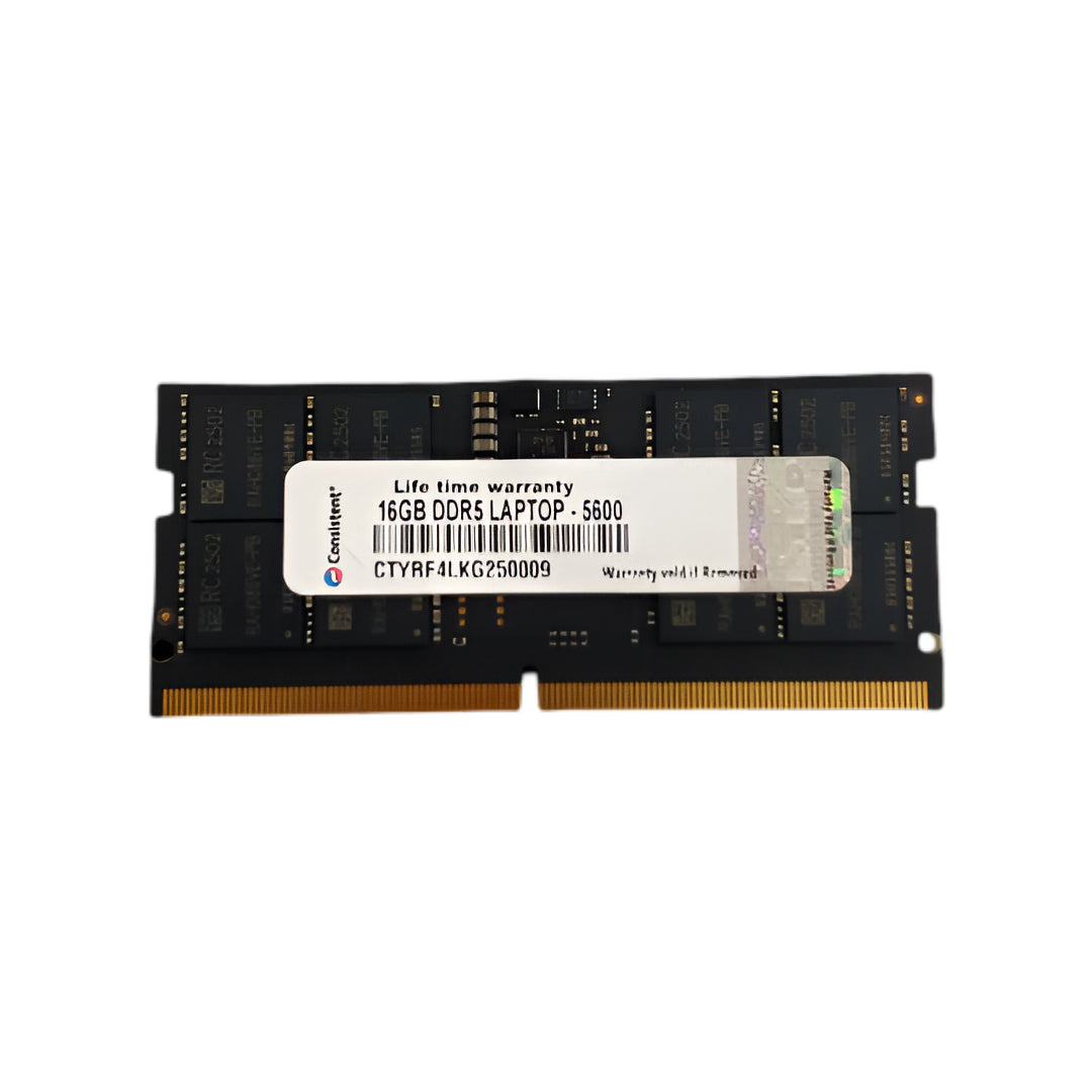 Consistent Yeti 16GB DDR5 Laptop RAM,5600MHz reduce power consumption by up to 40% and extend battery life, Life Time Warranty.