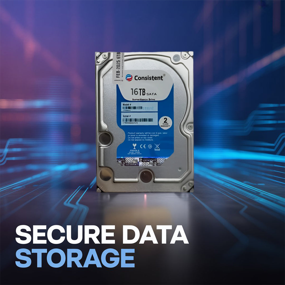 Consistent 16TB SATA Internal Hard Drive, 3.5 Inch, High Performance Desktop HDD with 2 Years Warranty.