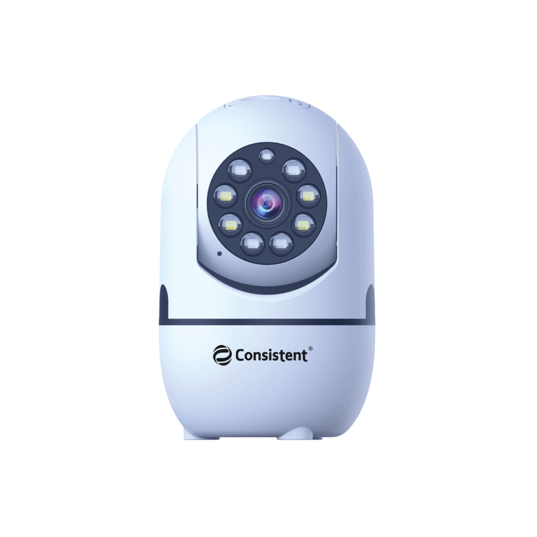 Consistent 2MP Smart CCTV Wi-fi Home Security Camera with Pan Tilt 360� View, 2 Way Talk, Cloud Monitor, Motion Detect, Supports SD Card Up to 256 GB, Night Vision (2MP Color Night Vision Smart Camera)
