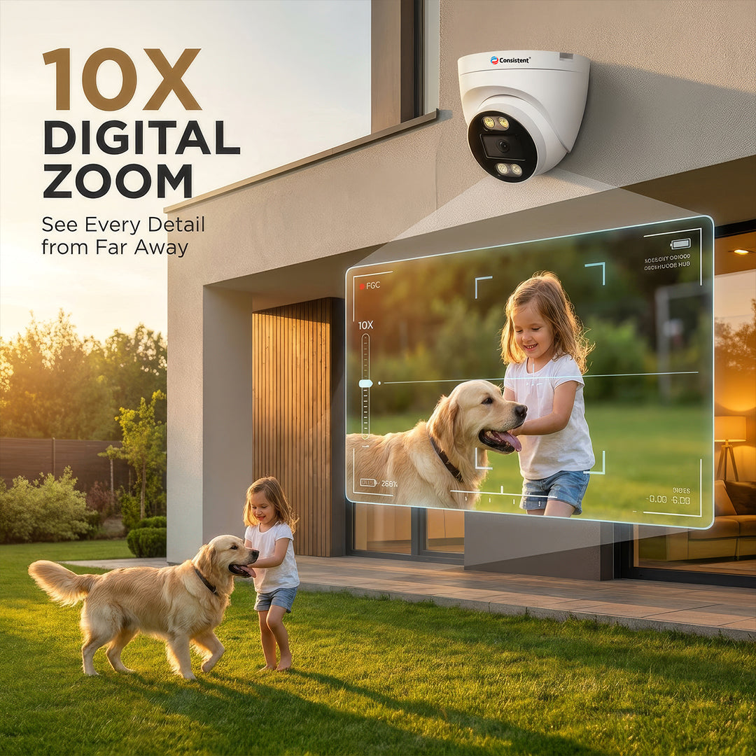Consistent 3MP Smart Wi-Fi Dome CCTV Camera CEYE Series || CT-CM-DW3M