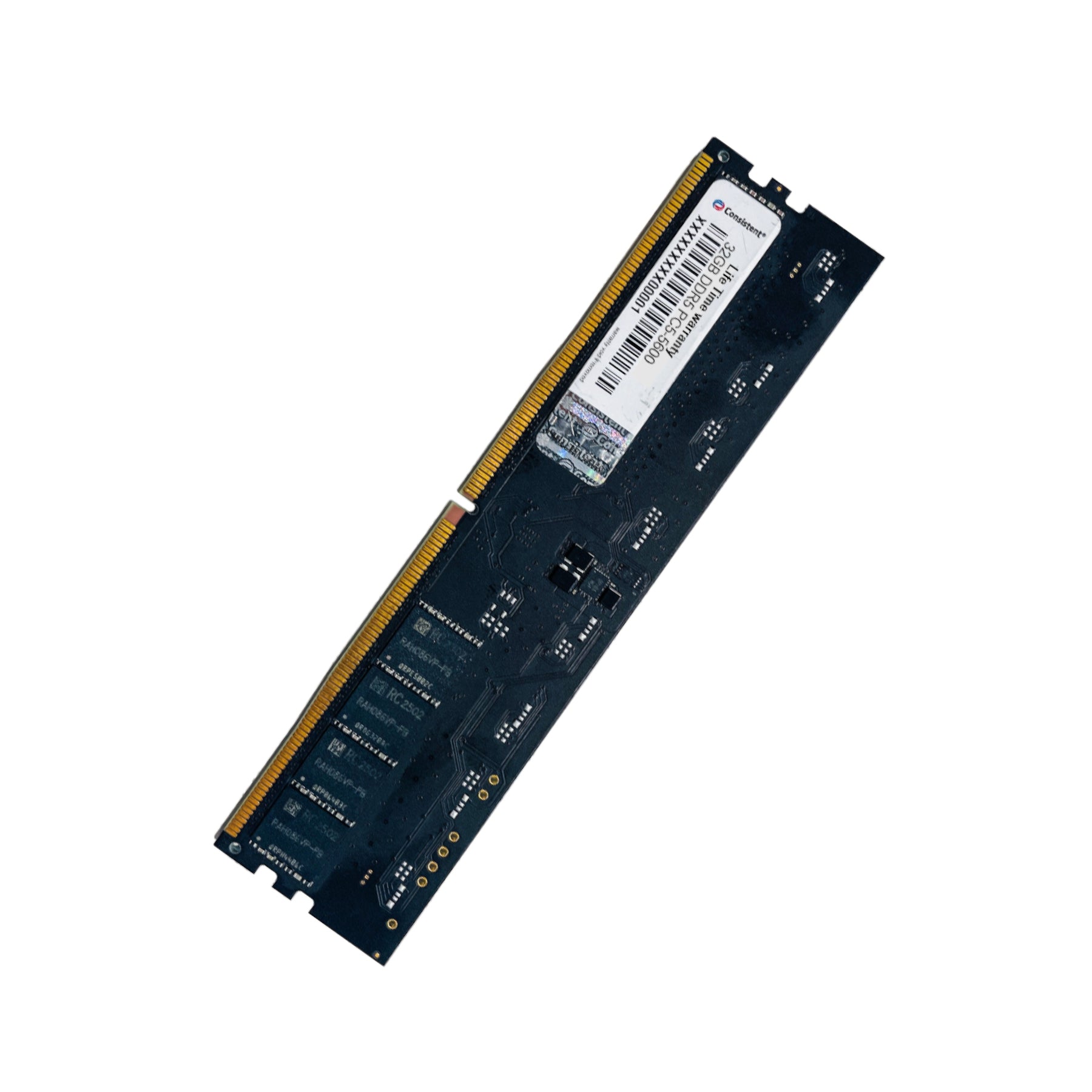 Consistent 32GB DDR5 Yeti Desktop Ram for PC 5600mhz with life time warranty Works with DDR5-enabled motherboards and processors for next-generation computing systems.