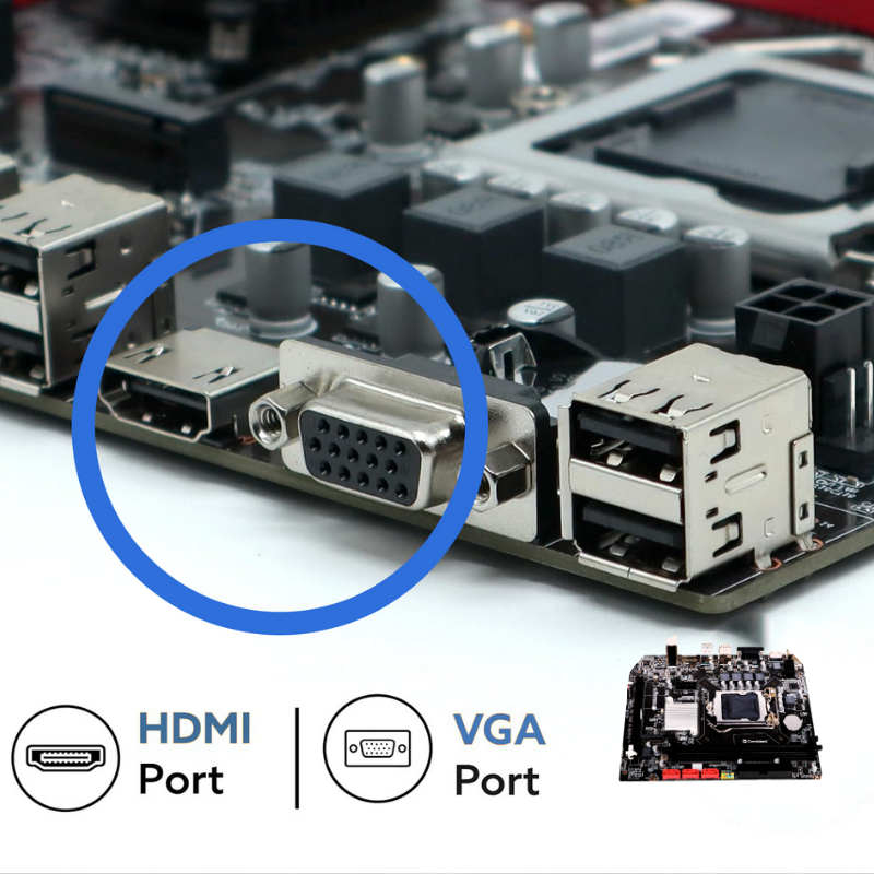 Consistent H-110 Motherboard 6th,7th,8th 9th Gen i3, i5, i7