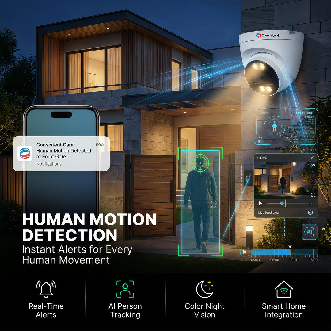 Consistent 3MP Smart Wi-Fi Dome CCTV Camera CEYE Series || CT-CM-DW3M