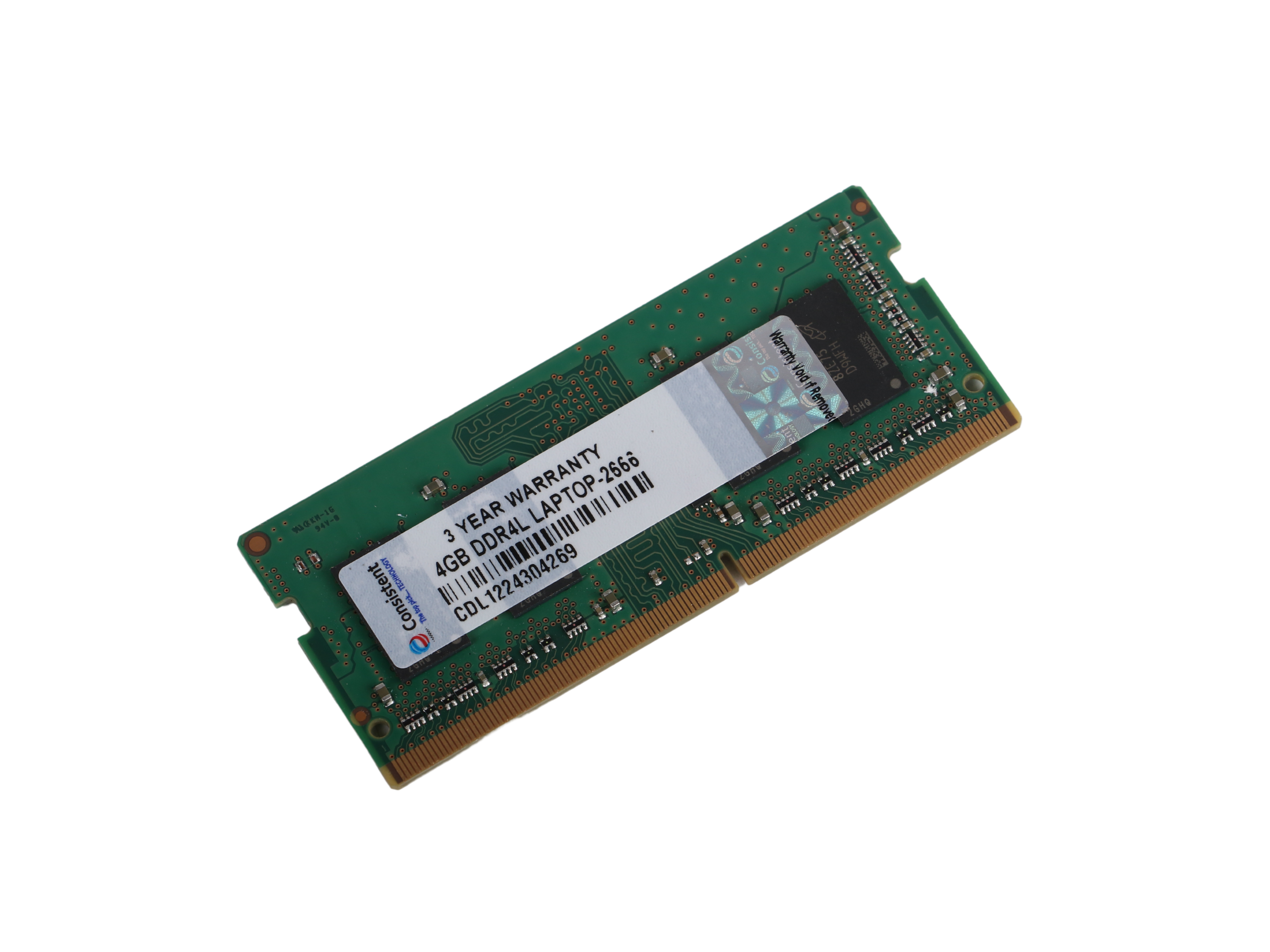 Consistent 4GB DDR4 Laptop RAM,2666MHz reduce power consumption by up to 40% and extend battery life 3 Years Replacement Warranty