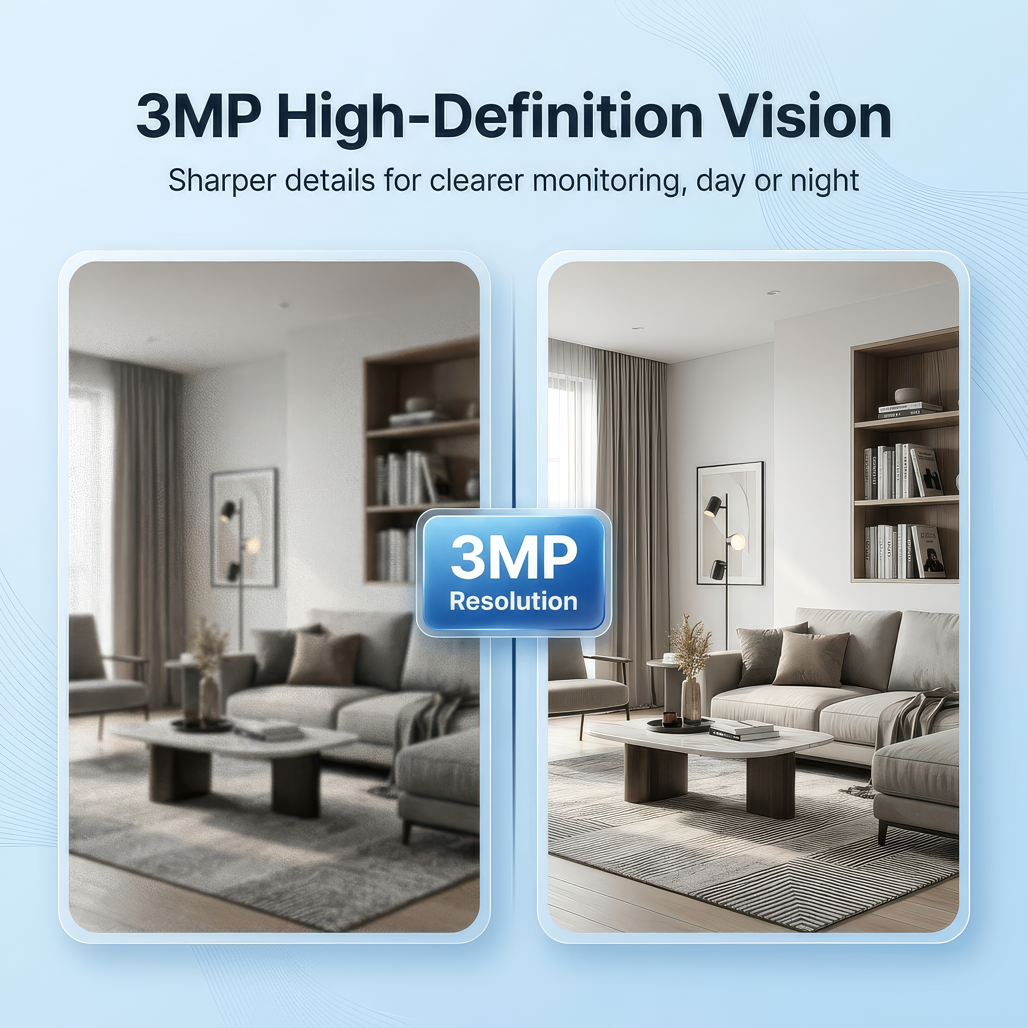 Consistent 3MP Smart Wi-Fi Dome CCTV Camera CEYE Series || CT-CM-DW3M