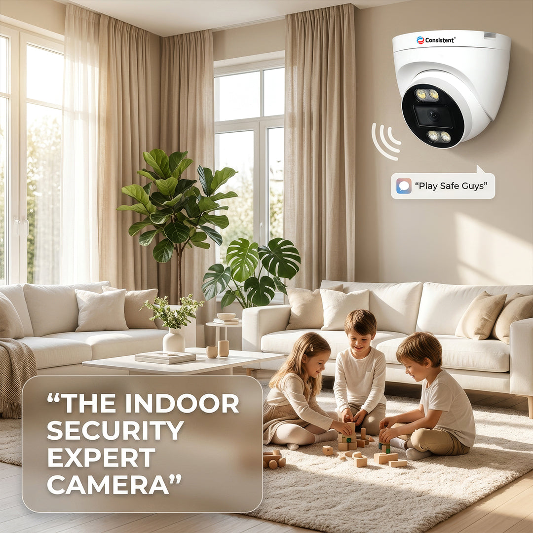 Consistent 4G 3MP CCTV Dome Camera from CEYE Series by Everest Store, featuring all-time color imaging and compact design.