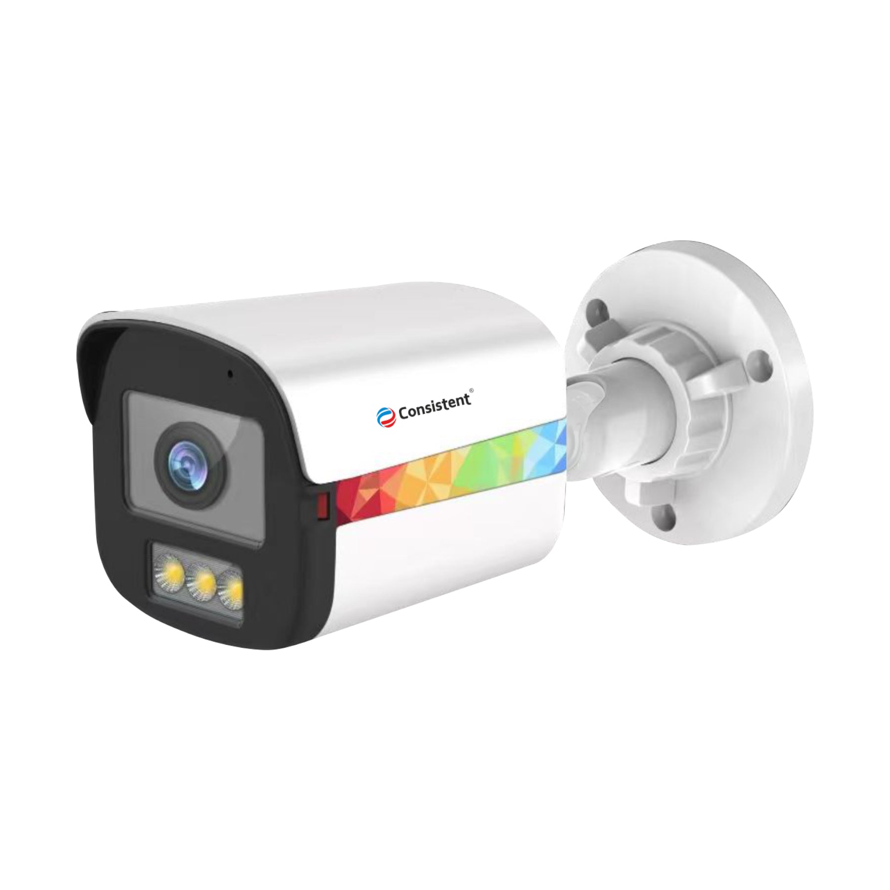 Consistent 5MP CCTV AHD BULLET CAMERA(CTCMHBW5MPA), |Support: Audio (TVI , CVI)  | Multiple Angle Adjustment | 3D Noise Reduction | Lens 3.6 mm Fixed lens