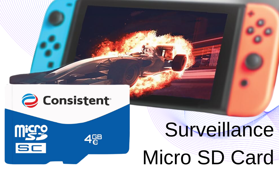 Consistent Micro SD Card 4Gb, High Performance 5 Year Warranty.