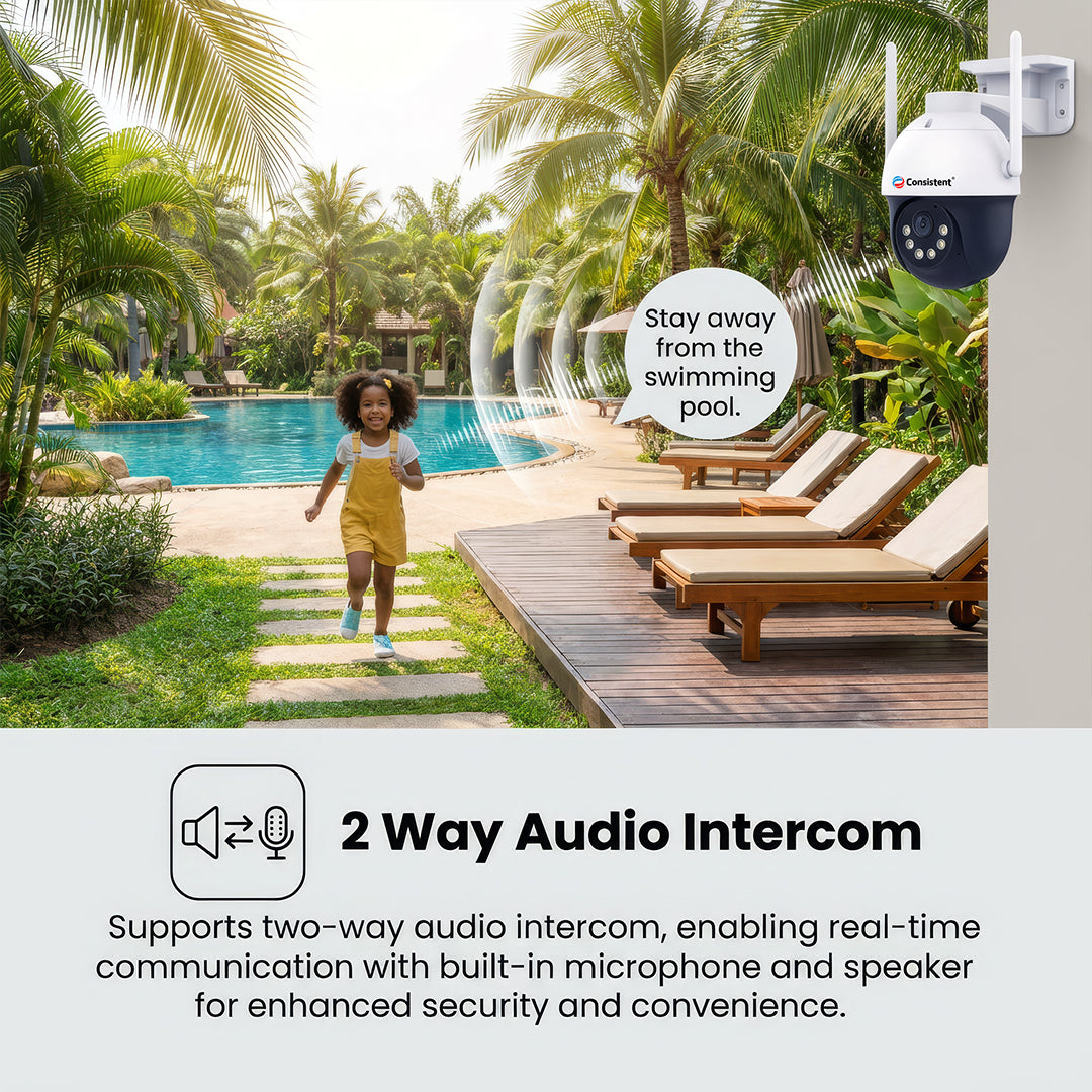 Consistent 3MP 4G Mini PT CCTV Camera CEYE Series | CT-CM-3M4GPT