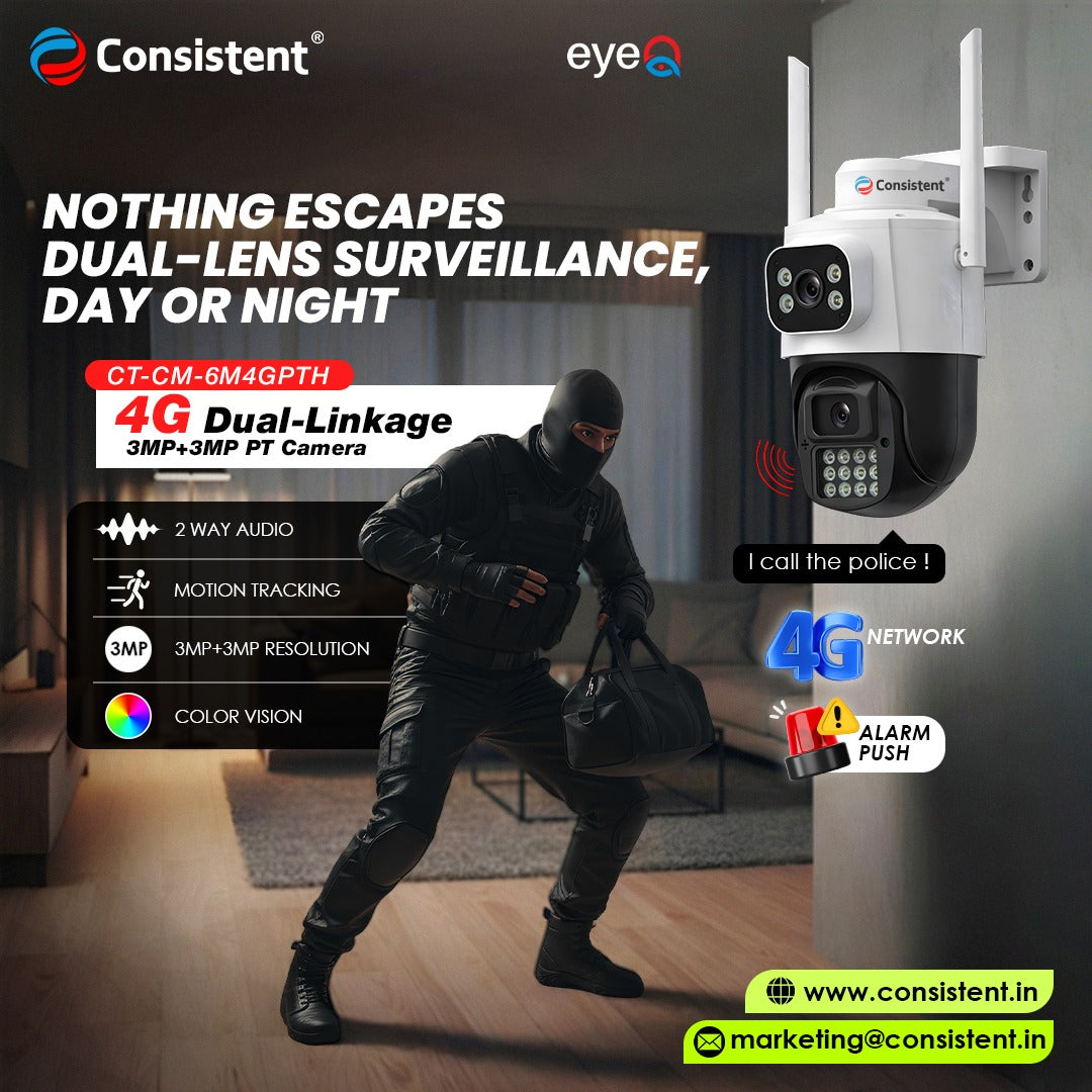 3MP+3MP 4G MINI PT CAMERA CEYE Series (CT-CM-6M4GPTH)