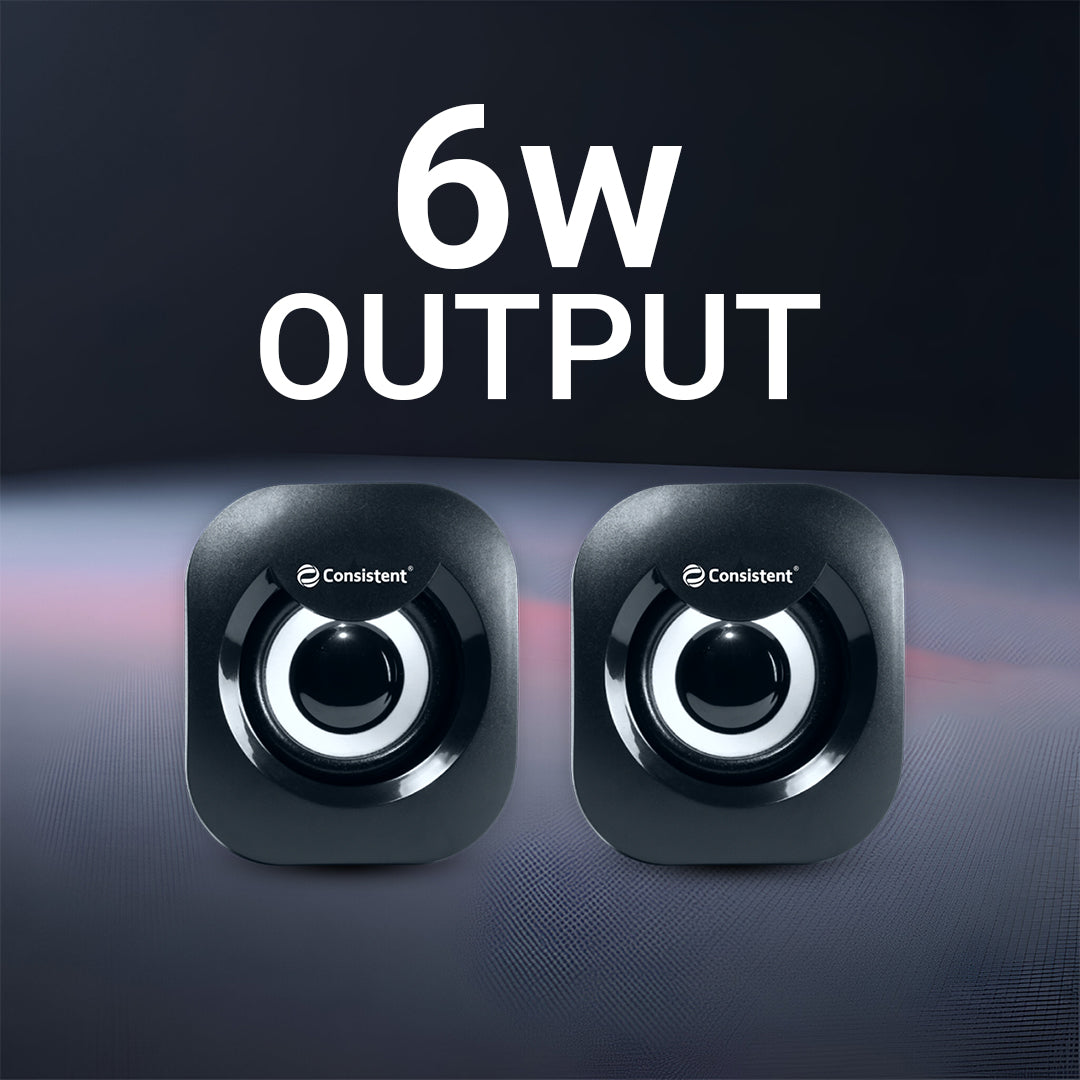Consistent Sur Taal USB 2.0 Speaker | Computer Speaker, USB Powered, Aux Volume Controled