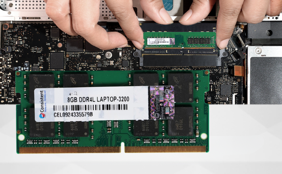 Consistent 8GB DDR4 RAM 3200Mhz Laptop RAM, Plug-and-Play, No Additional Drivers Required with 3 Year Warranty module is perfect for upgrading your old laptop.