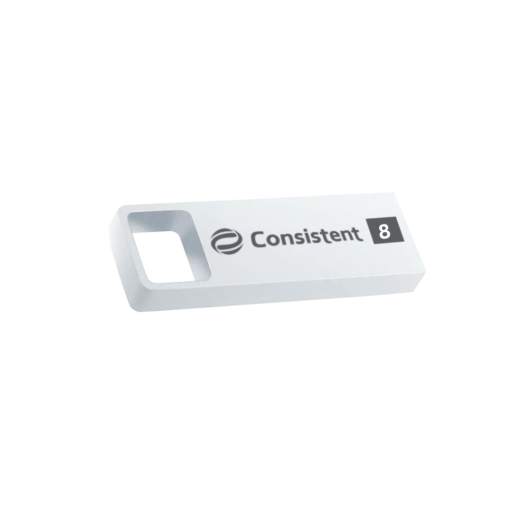 Consistent Pen Drive 8GB 2.0 (Grey) 5 year Warranty.