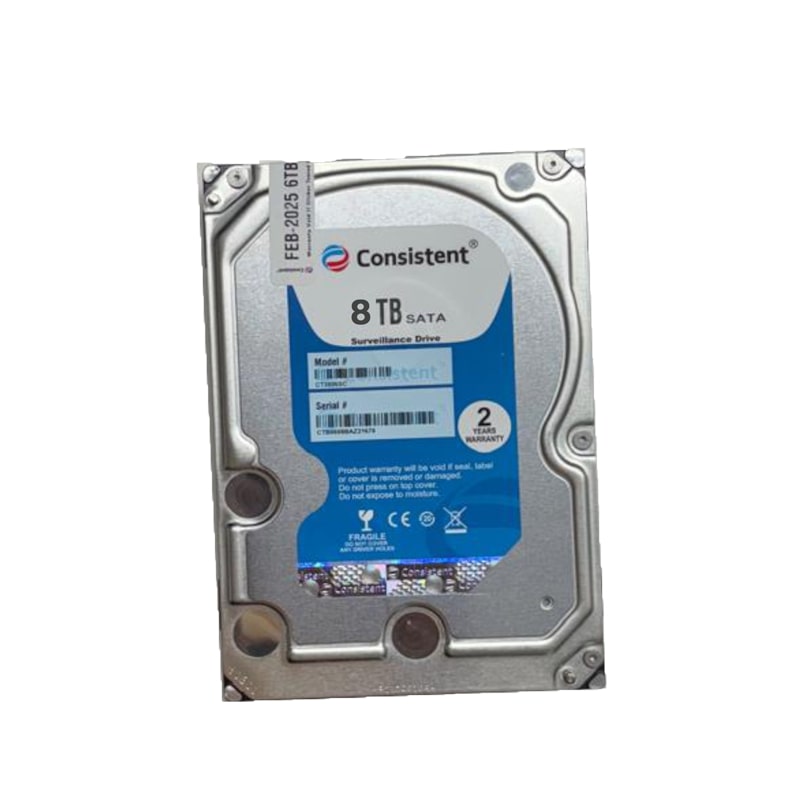 Consistent 8TB SATA Internal Hard Drive, 3.5 Inch, High Performance Desktop HDD with 2 Years Warranty.