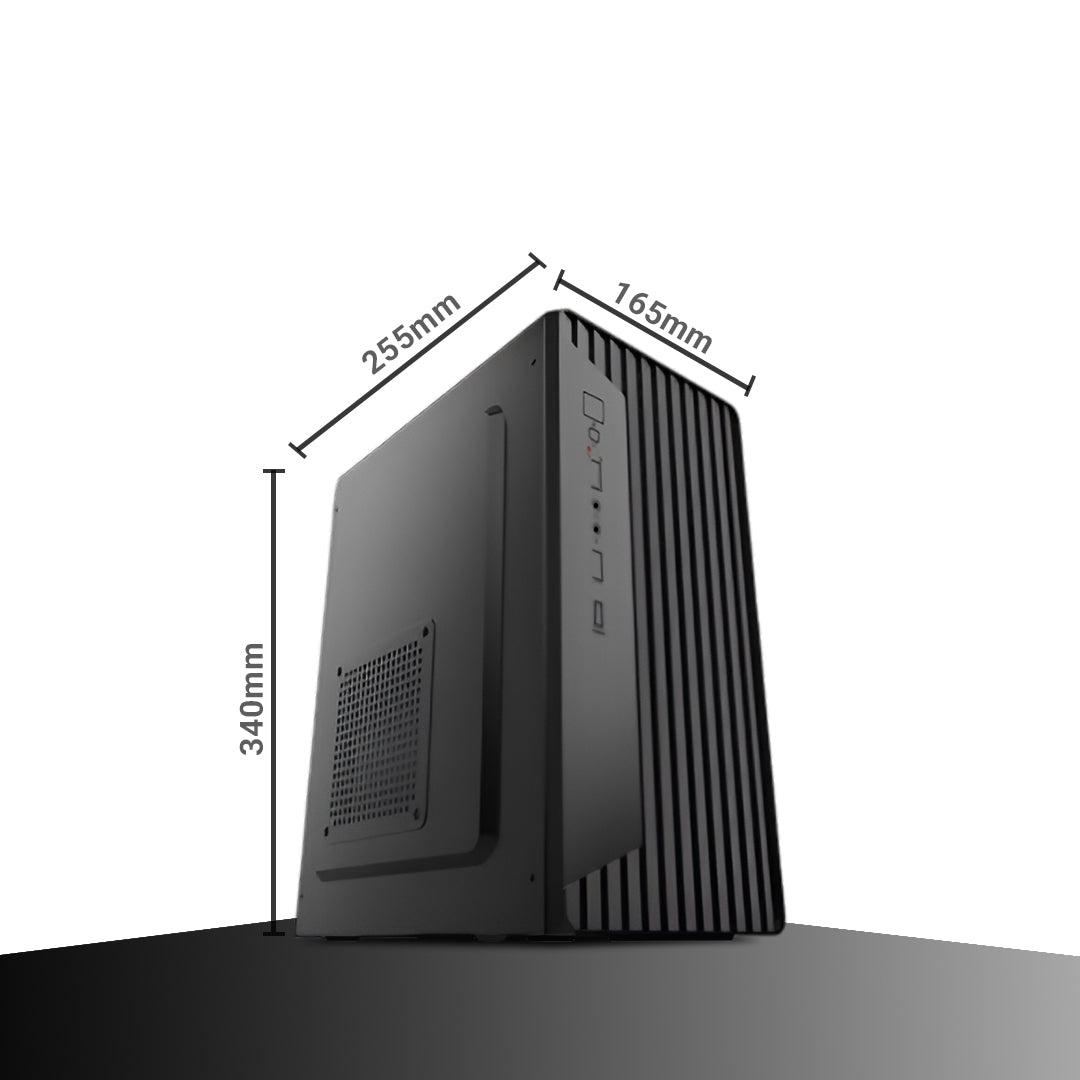 Consistent PC case with bold design, 4 full slots, supports VGA up to 250mm, suitable for high-performance computer builds