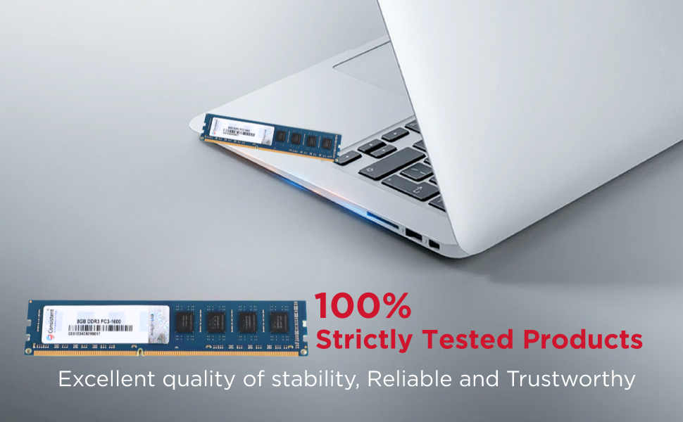 Consistent 8GB DDR3 1600MHz Desktop RAM (Memory) U-DIMM Long