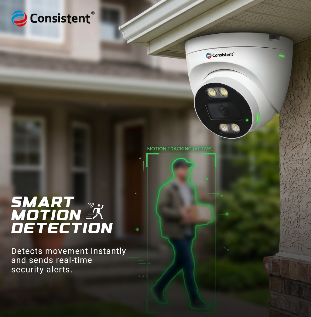 Everest Store Consistent 4G 3MP CCTV Dome Camera from CEYE Series with all-time color video display