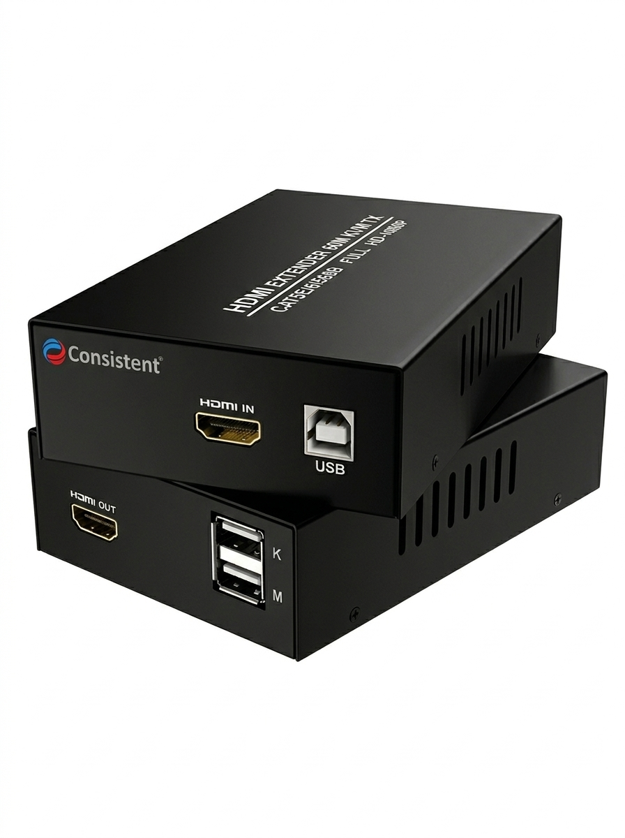 CON HDMI EXTENDER 60M KVM(CT-HEX60MK)