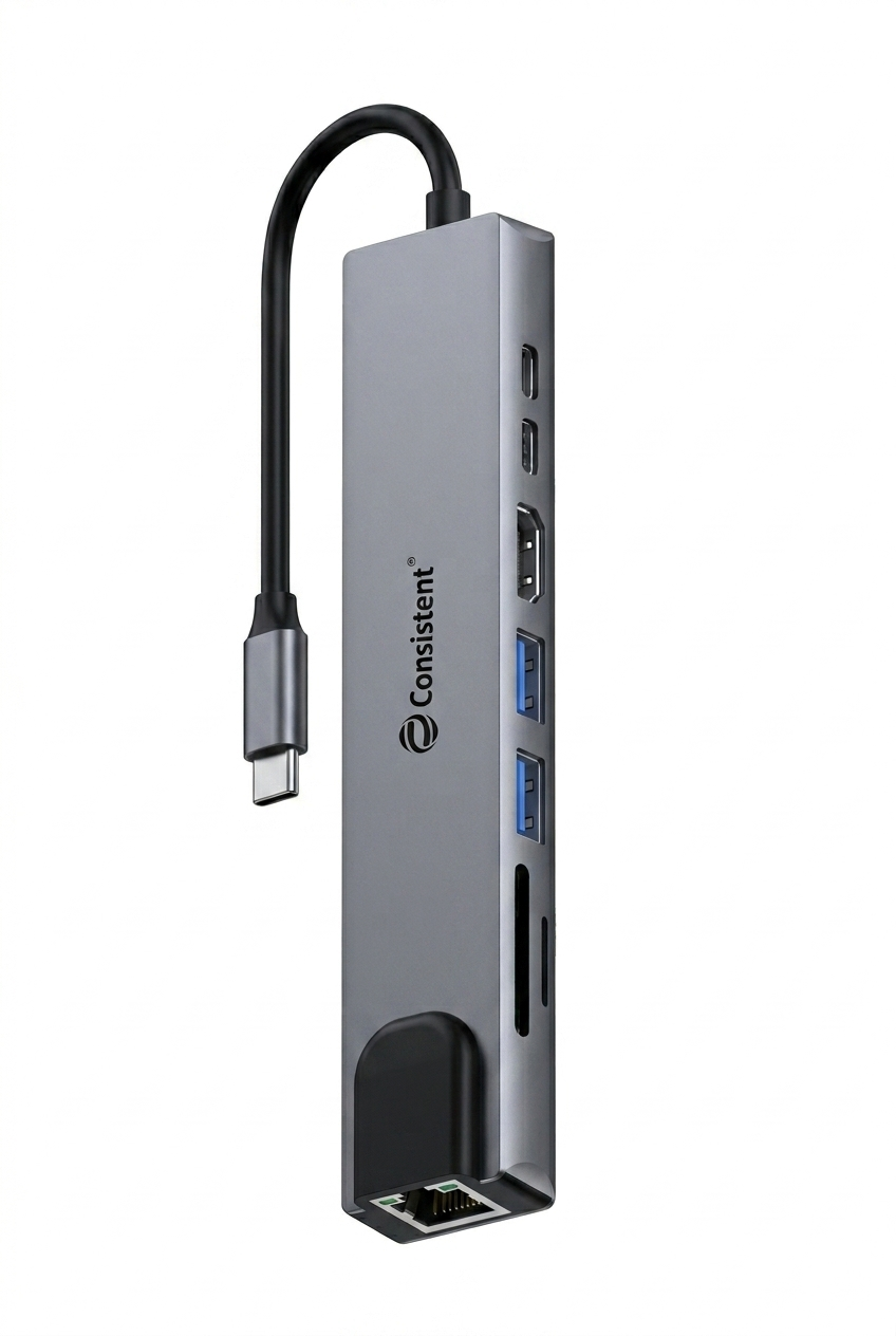 Consistent 8-in-1 Type-C Docks DOCKLET( CTUD1081C)