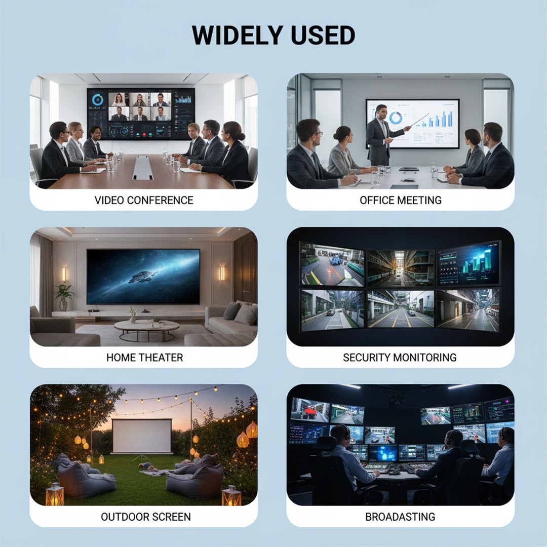 HDMI extender by Everest Store, 60 meters KVM HDMI extension with local and remote units, shown with connecting cables and ports.