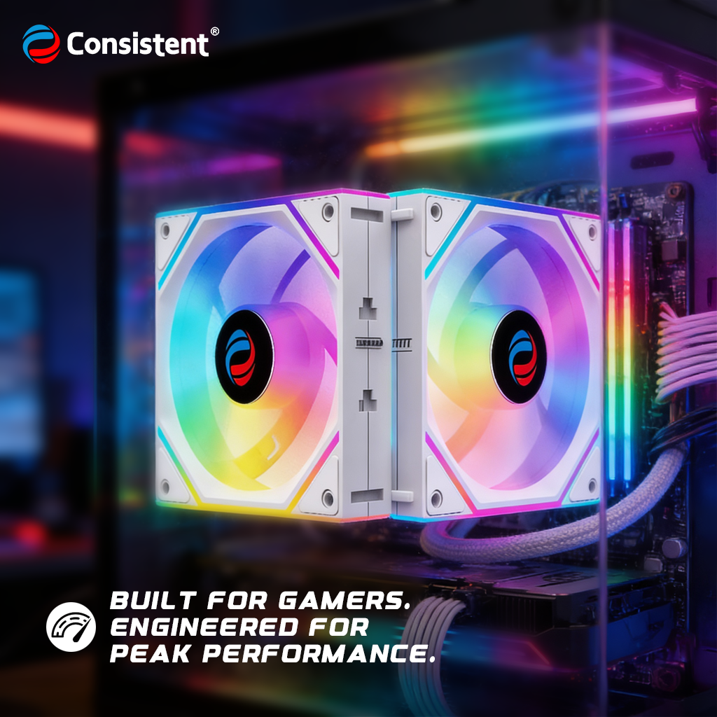 Consistent CoolWave ARGB Magnet Fan 120mm (CTAMA101)