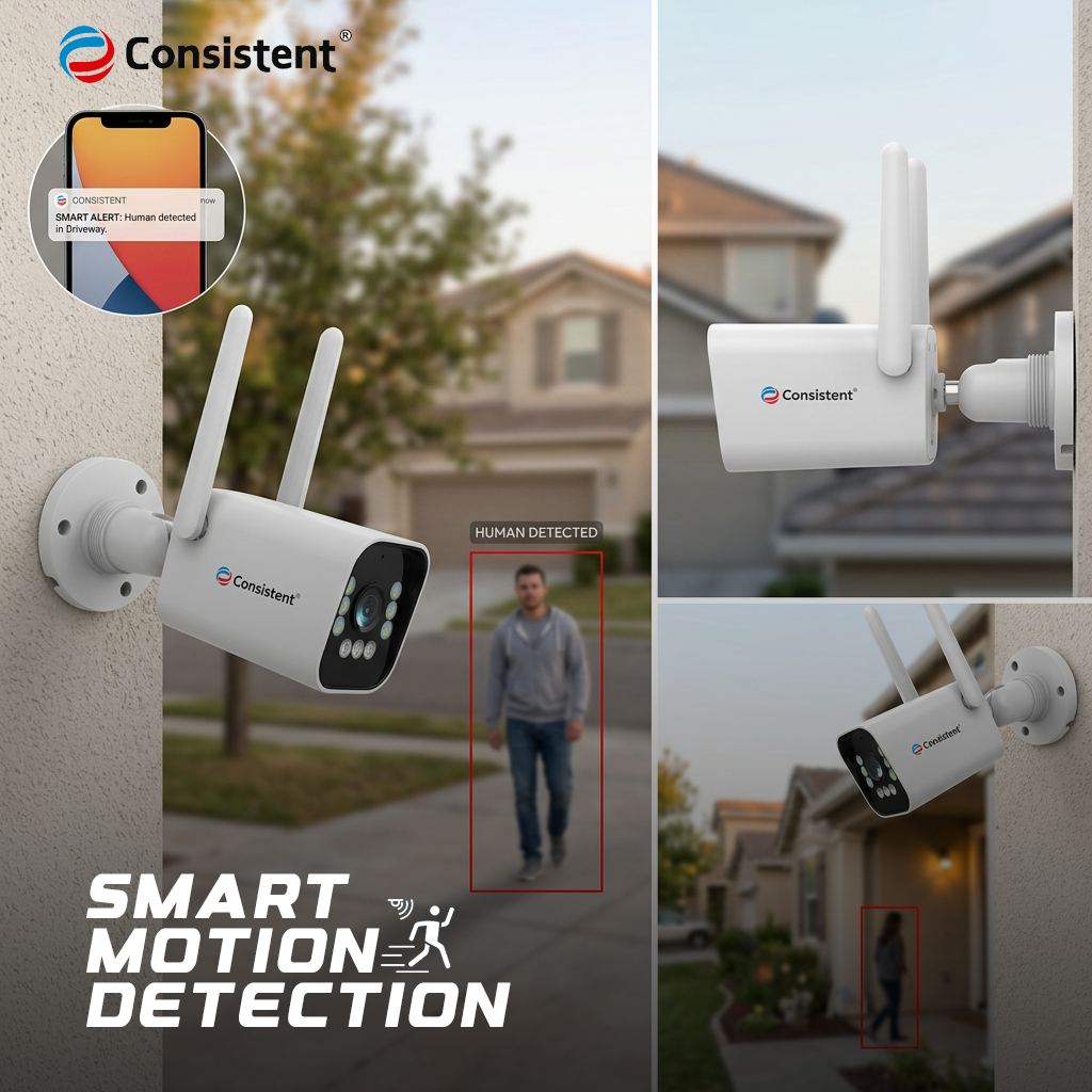 Everest Store Consistent 4G 3MP CCTV Bullet Camera with motion detection and all-time color recording in CEYE Series.