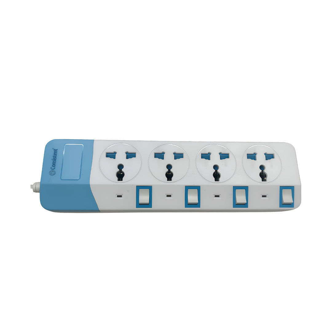 Consistent POWER SOCKET EXTENSION With 4AC Sockets 1.5m