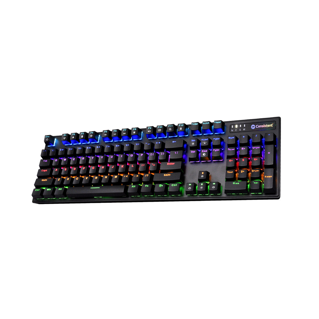 Everest Store's SIGMA wired mechanical gaming keyboard with RGB backlit keys and durable design for gaming and typing.