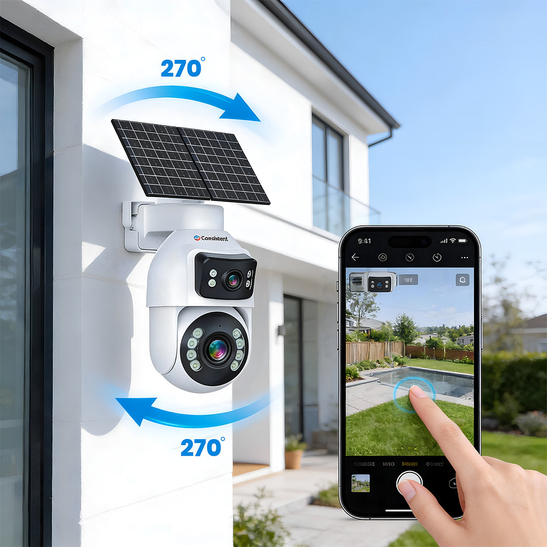 Consistent 4G Solar CCTV PTZ Camera with 16X Optical Zoom (CT-CM-6MLPTHX)