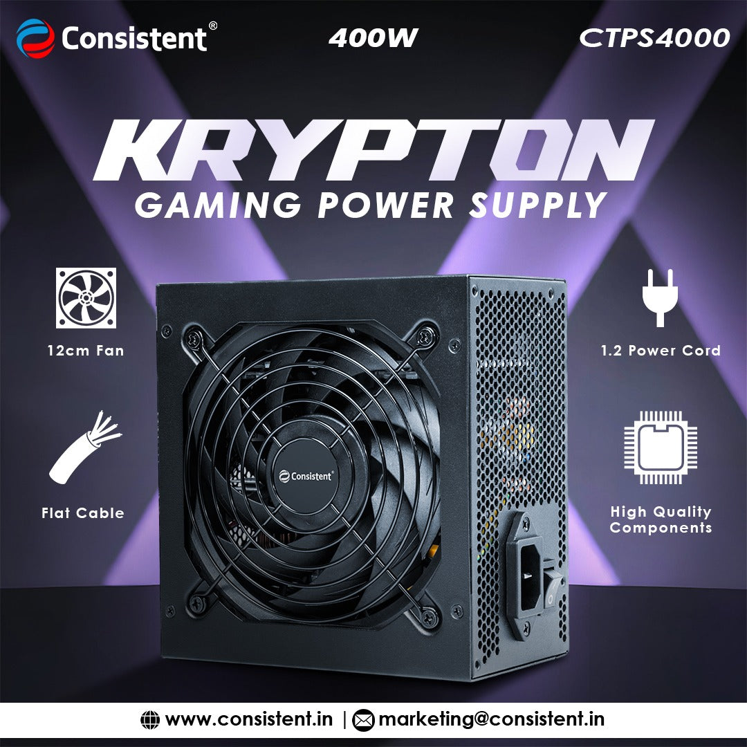 Consistent Krypton Gaming Power Supply (CTPS4000)