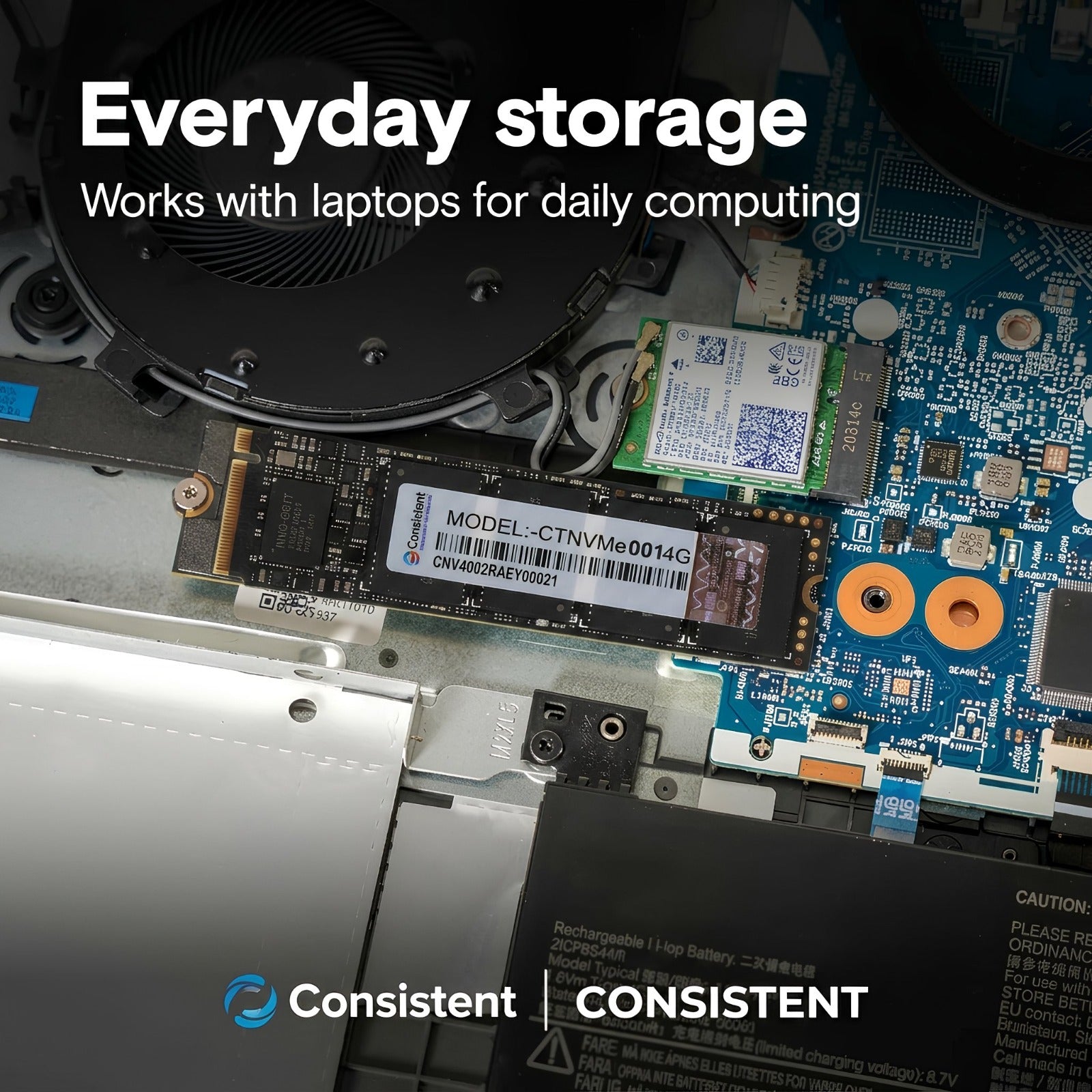 Consistent 1TB PCIe Gen 4.0 NVMe SSD with 7,000 MB/s transfer speed, internal 2280 solid state drive for fast data storage
